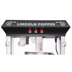 Popcorn Machines Great Northern Lincoln 8 Oz. Antique Black Popcorn Machine With Cart -MegaChef Sales Shop antique black great northern popcorn machines hwd630222 d4 1000