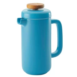 Coffee Makers BonJour Ceramic Coffee And Tea 8-Demitasse-Cup Aqua Ceramic French Press -MegaChef Sales Shop aqua bonjour french presses 47468 1f 1000