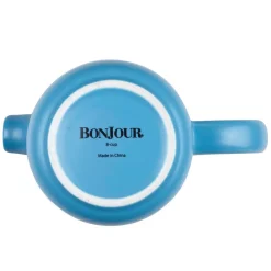 Coffee Makers BonJour Ceramic Coffee And Tea 8-Demitasse-Cup Aqua Ceramic French Press -MegaChef Sales Shop aqua bonjour french presses 47468 4f 1000