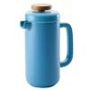 Coffee Makers BonJour Ceramic Coffee And Tea 8-Demitasse-Cup Aqua Ceramic French Press
