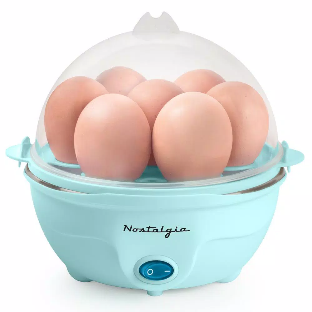Egg Cookers Nostalgia 7-Egg Aqua Egg Cooker 1 Egg Cookers Nostalgia 7-Egg Aqua Egg Cooker