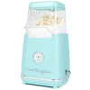 Popcorn Machines Nostalgia 1040 W X 96 Oz. Aqua Hot Air Popcorn Maker With LED Power Gauge