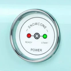 Dessert Makers Nostalgia 30 W Aqua Blue Snow Cone Maker With Retro Design -MegaChef Sales Shop aqua nostalgia specialty dessert makers clsc1aq 1f 1000