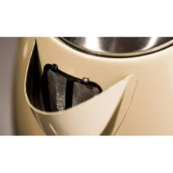 Electric Kettles Ovente 7-Cup Beige Stainless Steel Electric Kettle, Automatic Shut-Off And Boil-Dry Protection -MegaChef Sales Shop beige ovente electric kettles ks96bg 44 1000