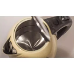 Electric Kettles Ovente 7-Cup Beige Stainless Steel Electric Kettle, Automatic Shut-Off And Boil-Dry Protection -MegaChef Sales Shop beige ovente electric kettles ks96bg 4f 1000