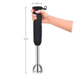 Blenders Boyel Living 8-Speed 500-Watt Black Stainless Steel Control 5-in-1 Multi-Purpose Immersion Hand Blender Set -MegaChef Sales Shop blach boyel living immersion blenders ha45404 1f 1000