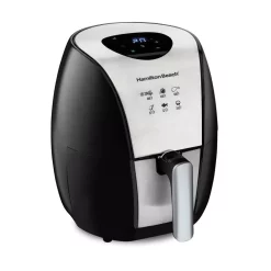 Air Fryers Hamilton Beach 3.4 Qt. Black Air Fryer With Nonstick Basket