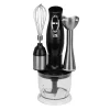 Mixers KALORIK 2-Speed Black Stainless Steel Hand Mixer With Food Chopper Attachment