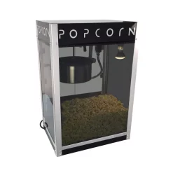 Popcorn Machines Paragon Contempo Pop 8 Oz. Black Stainless Steel Countertop Popcorn Machine -MegaChef Sales Shop black and stainless steel paragon popcorn machines 1108220 1f 1000