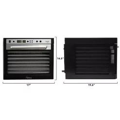 Food Processing Tribest Sedona Supreme Food Dehydrator -MegaChef Sales Shop black and stainless steel tribest dehydrators sdc s101 b 76 1000