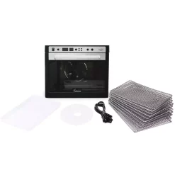 Food Processing Tribest Sedona Supreme Food Dehydrator -MegaChef Sales Shop black and stainless steel tribest dehydrators sdc s101 b c3 1000