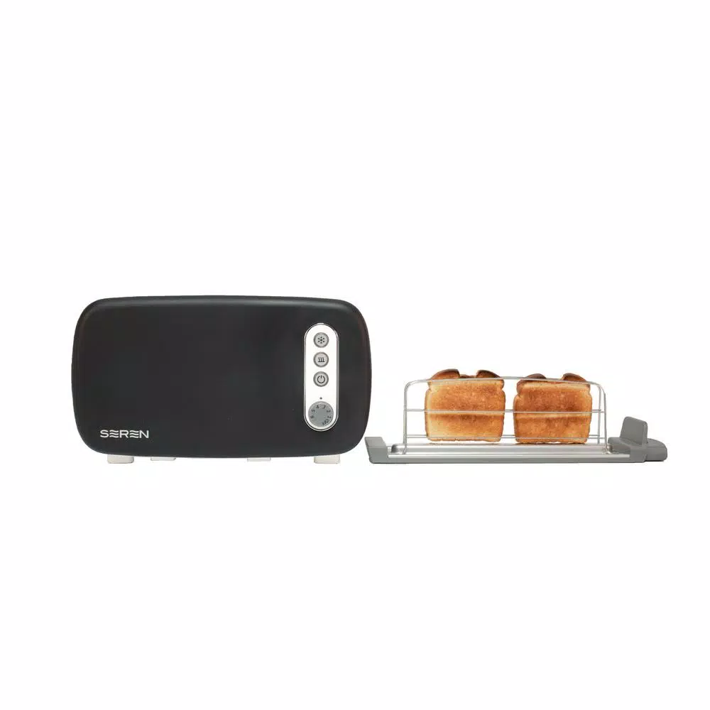 Toasters BergHOFF Seren 2-Slice Black Long Slot Toaster 2 Toasters BergHOFF Seren 2-Slice Black Long Slot Toaster - Image 2