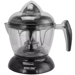 Juicers Better Chef 25 Fl. Oz. Black Citrus Juicer
