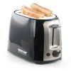 Toasters Better Chef 2-Slice Black Wide Slot Toaster With Cool-Touch Exterior