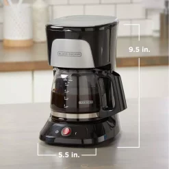 Coffee Makers BLACK+DECKER 5-Cup Black Coffeemaker -MegaChef Sales Shop black black decker drip coffee makers cm0555b 1f 1000