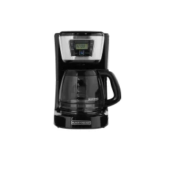 Coffee Makers BLACK+DECKER 12-Cup Programmable Black Coffee Maker With Built-In Timer -MegaChef Sales Shop black black decker drip coffee makers cm2030b 77 1000