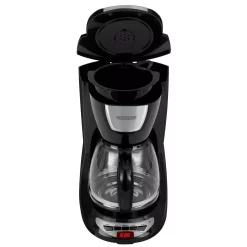 Coffee Makers BLACK+DECKER 12-Cup Programmable Black Drip Coffee Maker With Glass Carafe, Built-In Timer And Automatic Shut-Off -MegaChef Sales Shop black black decker drip coffee makers dcm100b c3 1000