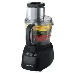 Food Processing BLACK+DECKER Wide Mouth 10-Cup 2-Speed Black Food Processor