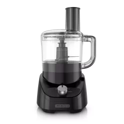 Food Processing BLACK+DECKER 8-Cup 2-Speed Black Food Processor -MegaChef Sales Shop black black decker food processors fp4150b fa 1000