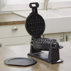 Electric Skillets & Indoor Grills BLACK+DECKER 2-Waffle Black Flip Belgian Waffle Maker -MegaChef Sales Shop black black decker waffle makers wmd200b 31 1000