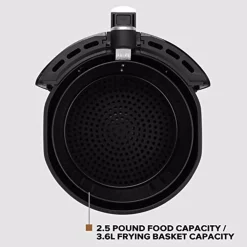 Air Fryers Boyel Living 4.2 Qt. 1500-Watt Black 5 L Frying Pot Digital Air Fryer XL Touchscreen Double Basket -MegaChef Sales Shop black boyel living air fryers ay45001 fa 1000