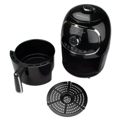 Air Fryers Brentwood Appliances 2 Qt. Black Small Electric Air Fryer With Timer And Temperature Control -MegaChef Sales Shop black brentwood appliances air fryers af 202bk 1f 1000