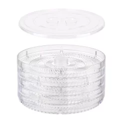 Food Processing Brentwood Appliances 5-Tray Black Food Dehydrator With Auto Shutoff 8 Food Processing Brentwood Appliances 5-Tray Black Food Dehydrator With Auto Shutoff -MegaChef Sales Shop black brentwood appliances dehydrators fd 1026bk 1f 1000