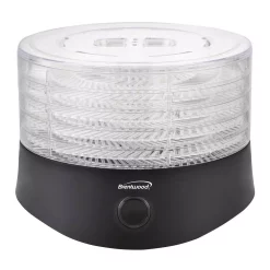 Food Processing Brentwood Appliances 5-Tray Black Food Dehydrator With Auto Shutoff