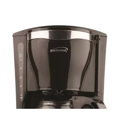 Coffee Makers Brentwood Appliances 12-Cup Black Coffee Maker With 16 Oz. Stainless Steel Heated Travel Mug And 12-Volt Car Adapter -MegaChef Sales Shop black brentwood appliances drip coffee makers 843631123188 44 1000