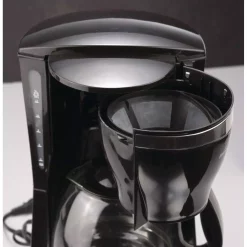 Coffee Makers Brentwood Appliances 12-Cup Black Coffee Maker And 2-Slice Black Toaster With Extra-Wide Slots -MegaChef Sales Shop black brentwood appliances drip coffee makers 843631123478 76 1000