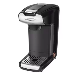Coffee Makers Brentwood Appliances 1.25-Cup Black K-Cup Single Serve Coffee Maker -MegaChef Sales Shop black brentwood appliances drip coffee makers ts 110bk 1f 1000