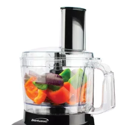 Food Processing Brentwood Appliances 5-Cup Black Food Processor -MegaChef Sales Shop black brentwood appliances food processors fp 585bk 4f 1000