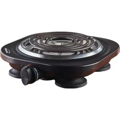 Food Warmers Brentwood Appliances Single Burner 28 In. Black Electric Burner