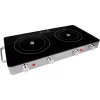 Food Warmers Brentwood Appliances 2-Burner 6 In. Black Infrared Electric Countertop Grill/Hot Plates