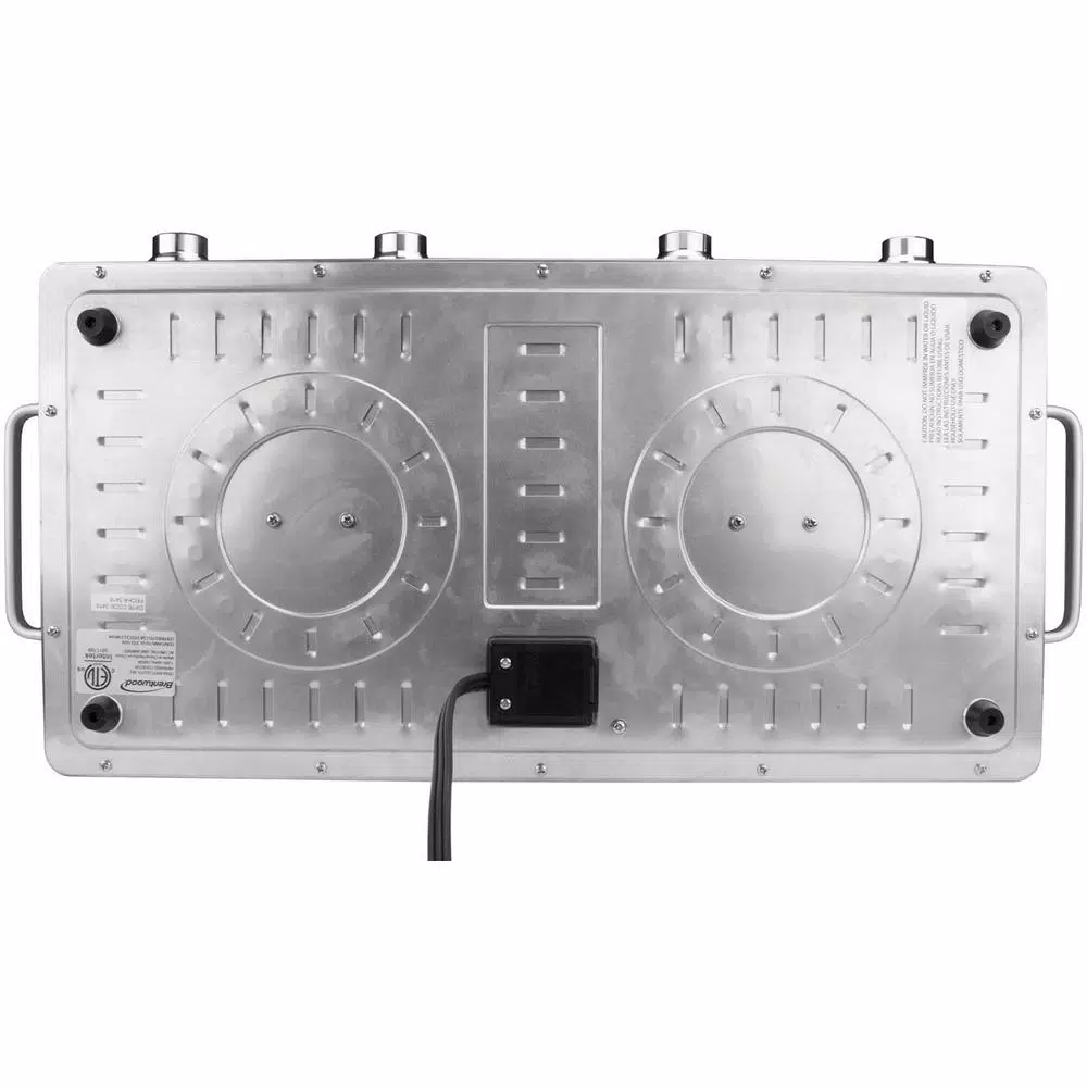 Food Warmers Brentwood Appliances 2-Burner 6 In. Black Infrared Electric Countertop Grill/Hot Plates 7 Food Warmers Brentwood Appliances 2-Burner 6 In. Black Infrared Electric Countertop Grill/Hot Plates - Image 7
