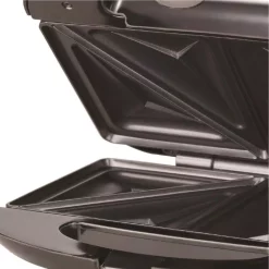 Electric Skillets & Indoor Grills Brentwood Appliances 750 W Black Nonstick Compact Dual Sandwich Maker -MegaChef Sales Shop black brentwood appliances panini presses ts 240b 44 1000
