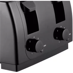 Toasters Brentwood Appliances 4-Slice Black Toaster With Cool-Touch Exterior -MegaChef Sales Shop black brentwood appliances pop up toasters ts 285 4f 1000