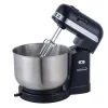 Mixers Brentwood Appliances 3 Qt. 5-Speed Black With Stainless Steel Mixing Bowl Stand Mixer