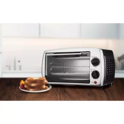 Toasters Brentwood Appliances 700 W Silver 4-Slice Toaster Oven And Broiler -MegaChef Sales Shop black brentwood appliances toaster ovens ts 345b 31 1000