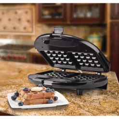 Electric Skillets & Indoor Grills Brentwood Appliances 750 W Dual Black Nonstick Waffle Maker -MegaChef Sales Shop black brentwood appliances waffle makers ts 243 31 1000