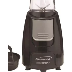 Blenders Brentwood Blend-To-Go 20 Oz. Single Speed Black Personal Blender -MegaChef Sales Shop black brentwood countertop blenders jb 195 4f 1000