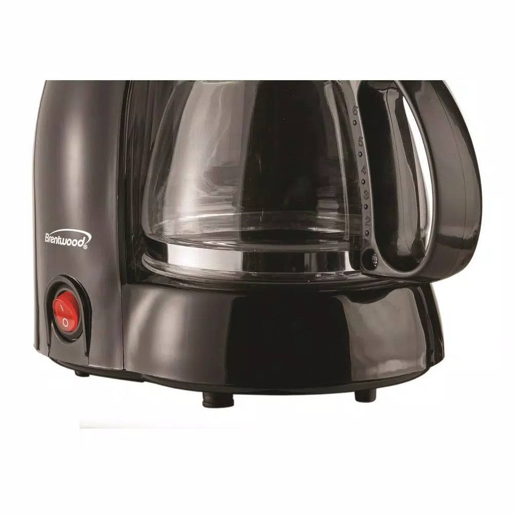 Coffee Makers Brentwood 4-Cup Black Coffee Maker 4 Coffee Makers Brentwood 4-Cup Black Coffee Maker - Image 4