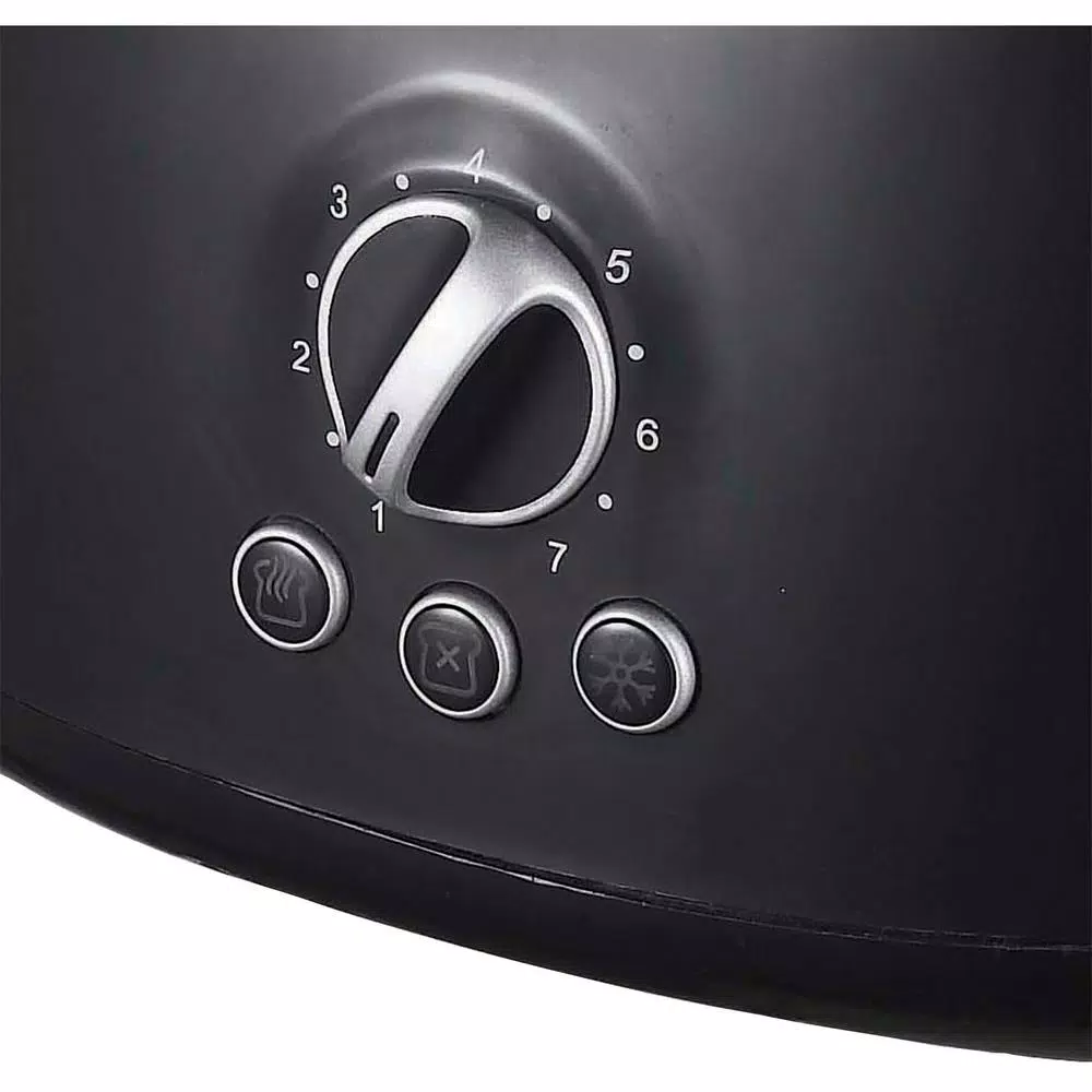 Toasters Brentwood Retro 2-Slice Black Extra-Wide Slot Toaster With Cool-Touch Exterior 6 Toasters Brentwood Retro 2-Slice Black Extra-Wide Slot Toaster With Cool-Touch Exterior - Image 6