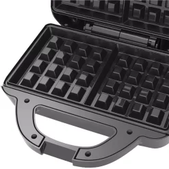 Electric Skillets & Indoor Grills Brentwood Couture Purse Black Nonstick Dual Waffle Maker -MegaChef Sales Shop black brentwood waffle makers ts 239bk fa 1000