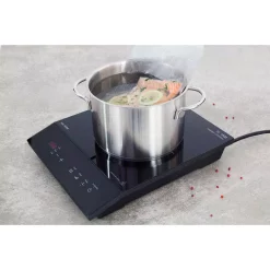 Food Warmers CASO TC 1800 Single Induction Burner 11 In. Black Hot Plate -MegaChef Sales Shop black caso hot plates 12223 76 1000