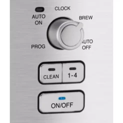 Coffee Makers Cuisinart 12-Cup Black Chrome Drip Coffee Maker With Programmable Settings -MegaChef Sales Shop black chrome cuisinart drip coffee makers dcc 3000p1 4f 1000