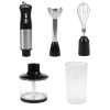 Blenders Classic Cuisine 6-Speed 4-in-1 Black Immersion Blender With Chopper And Whisk Attachment