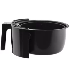 Air Fryers Costway 1400-Watt Electric Air Fryer 3.4 Qt. LCD Touch Screen Timer And Temperature Control -MegaChef Sales Shop black costway air fryers ep23239 d4 1000