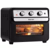 Air Fryers Costway 23 Qt. Black Air Fryer Oven With Rotisserie