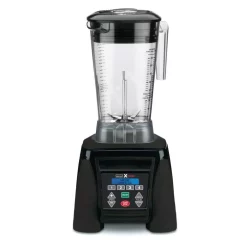Blenders Waring Commercial Xtreme 64 Oz. 10-Speed Clear Blender Black With 3.5 HP, LCD Display And Programmable